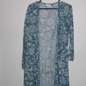 LuLaRoe Cardigan, Large, Floral Pattern